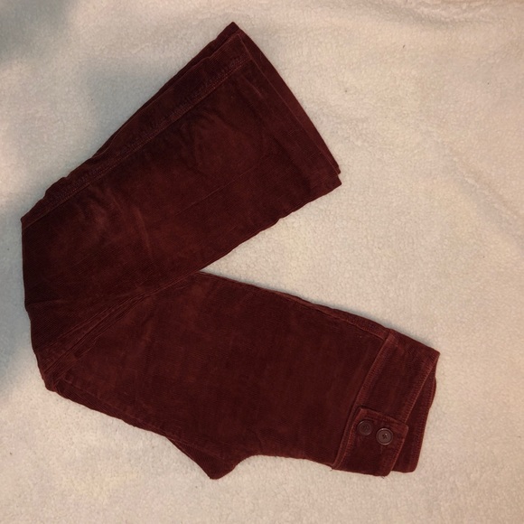 Burnt orange Corduroy straight leg pants - Picture 6 of 8